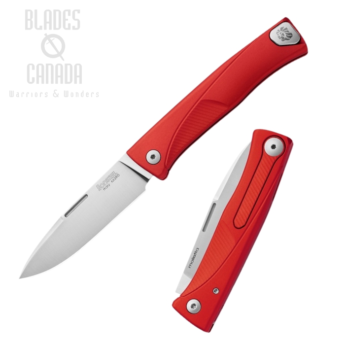 Lion Steel TL A RS Thrill Slipjoint Folding Knife, M390, Aluminum Red